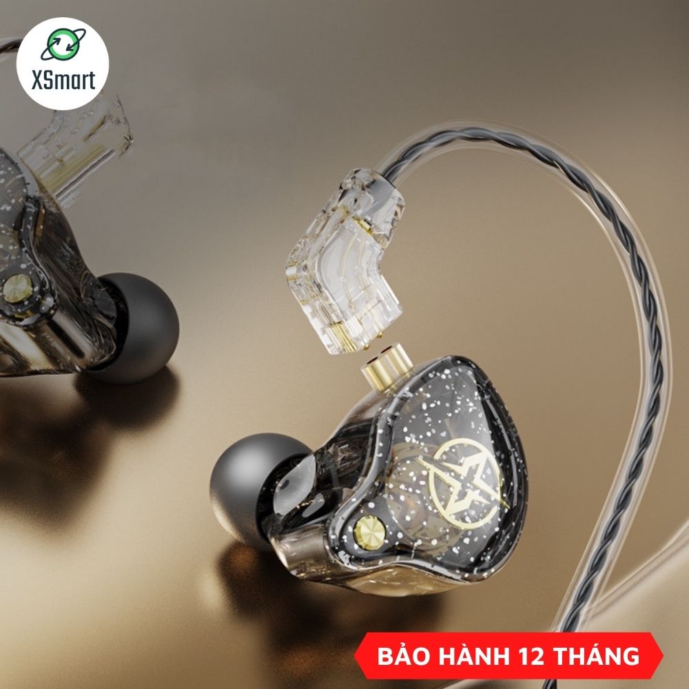 Tai Nghe Gaming Nhét Tai Chống Ồn Cực Tốt XSmart X2 Pro Âm Bass Siêu Khủng, Có Mic, jack Cắm 3.5mm Dành Cho Điện Thoại, PC - Hàng Chính Hãng