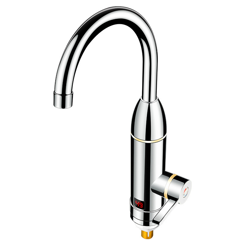 Máy làm nóng nước trực tiếp tại vòi Qwater IN-01 bằng inox kèm ổ điện chống giật và đầu tăng áp 3 chế độ