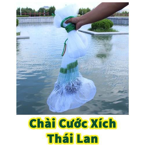 chài cá-chài cước chân xích bung chài 6m nặng 5kg - Top1VN