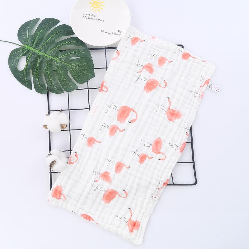 Khăn vải xô cotton 6 lớp lau mặt dài 25 * 50 bông nhăn trẻ em cho trẻ sơ sinh chất liệu thấm nước cho bé (TBB152)