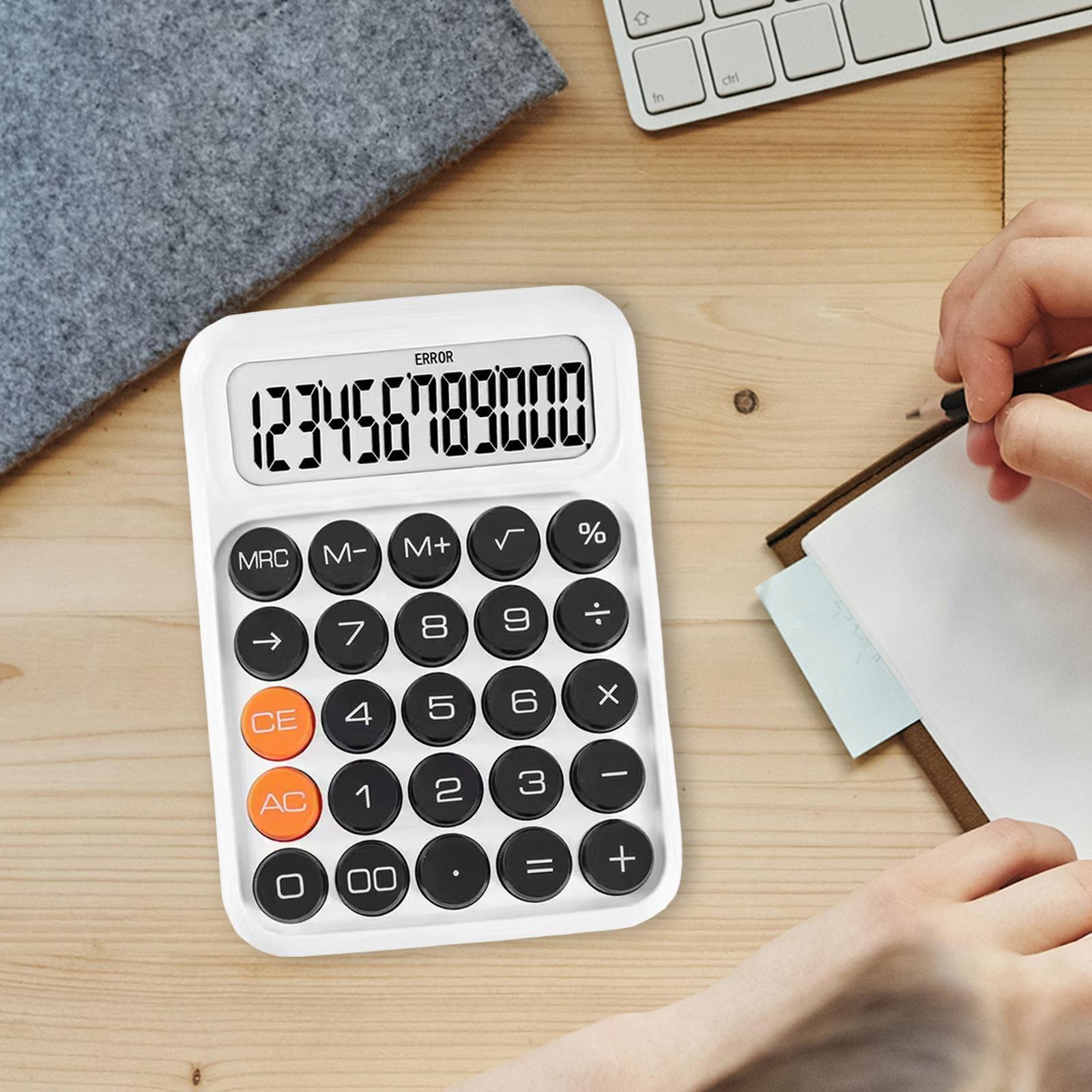Calculator ,Standard Function Desktop Calculators with Big Button ,Portable Office Calculators for Business Use Travel