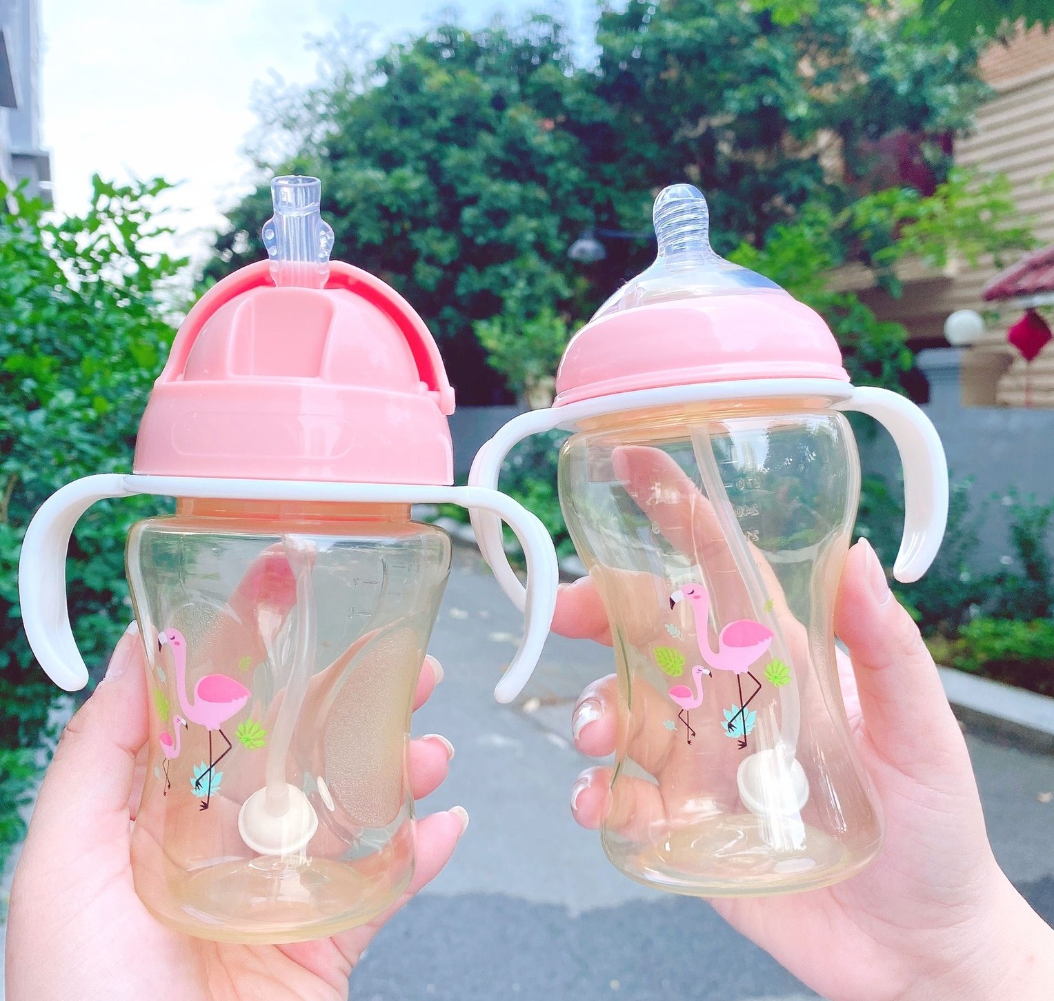 Bình Sữa Loluli PP Cổ Rộng Chống Sặc Cho Bé Chính Hãng - 300ml