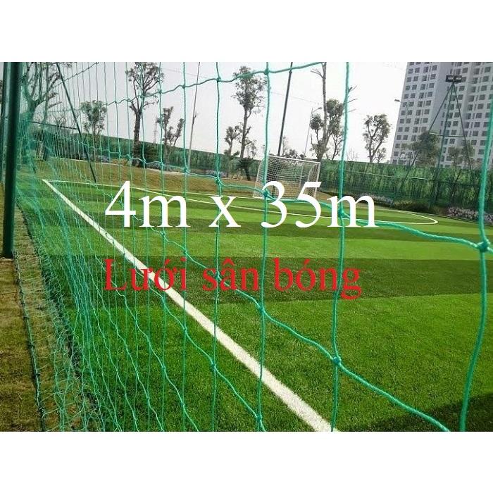 Lưới rào sân- Chắn bóng- Quây sân- Cao 4m dài 35m - sợi PE bền trên 5 năm