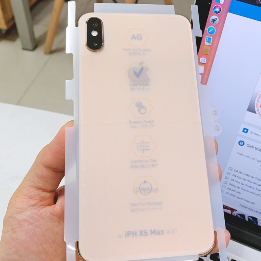 Miếng Dán PPF Nhám Chống Vân Tay Mặt Trước Và Sau ĐT Cho IPHONE và SAMSUNG