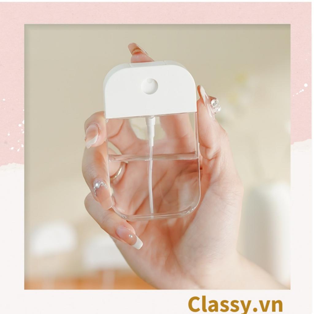 Bình xịt dạng phun sương  Classy 45ml, dùng để chiết mỹ phẩm tiện lợi mang theo bên người PK1255