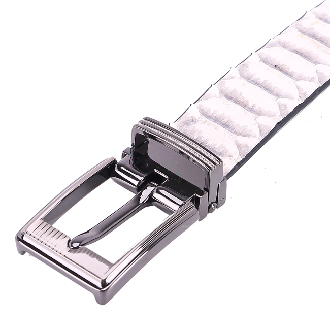 HC5311-12-13-14 - Dây thắt lưng nữ da trăn Huy Hoàng 2,5P Vip màu trắng, da nguyên thủy, đen, nâu