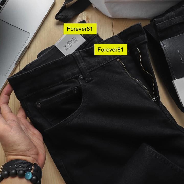 Quần Jean đen Nam Form Slimfit