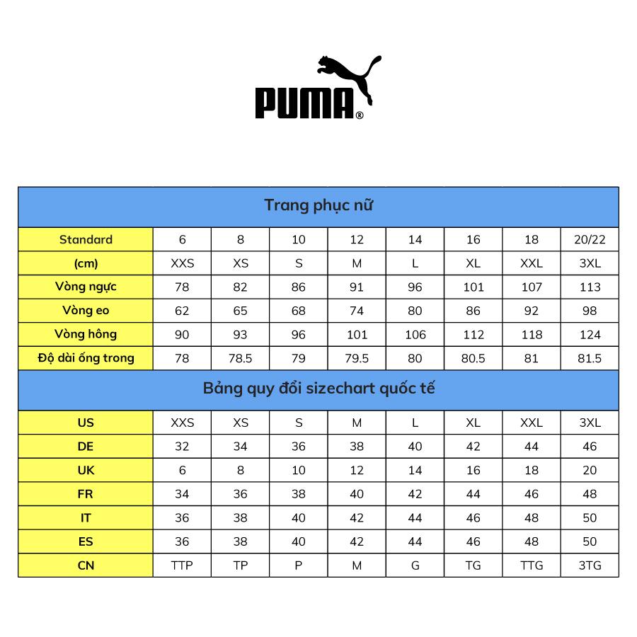 PUMA - Áo thun nữ cổ tròn tay ngắn Puma Team 621437