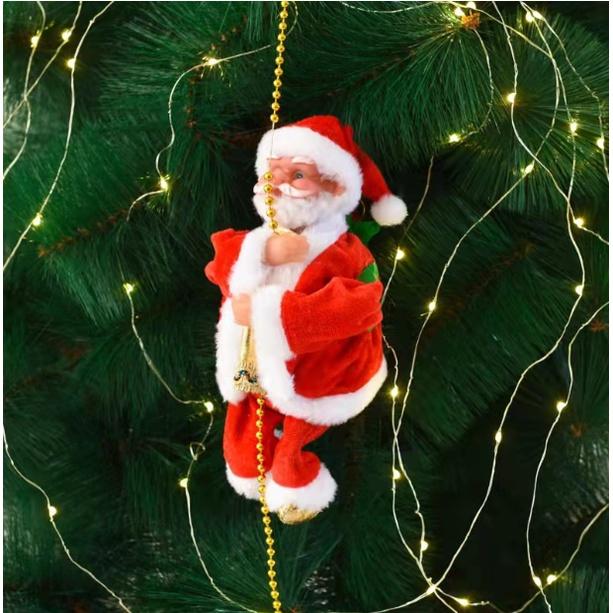 Ông Già Noel Leo Dây - Đồ Chơi Ông Già Noel Phát Nhạc