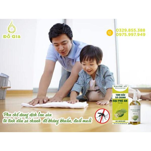 5 CHAI TINH DẦU SẢ CHANH NGUYÊN CHẤT - Một sản phẩm của ĐẠI PHÚ AN