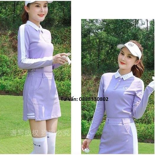 Set áo kèm chân váy golf nữ ZG-6 thời trang thể thao