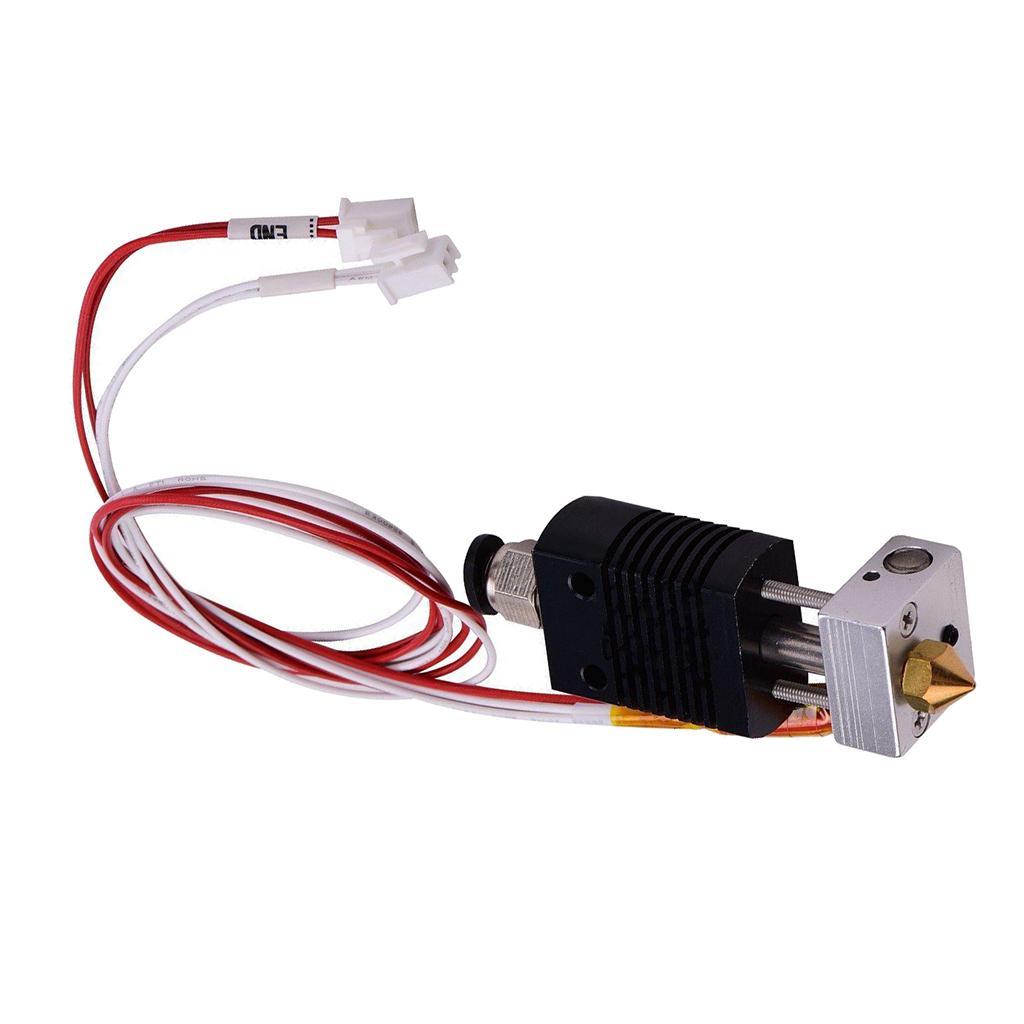 Kit 0.4mm Nozzle Extruder 24V 40W Aluminum  Block For