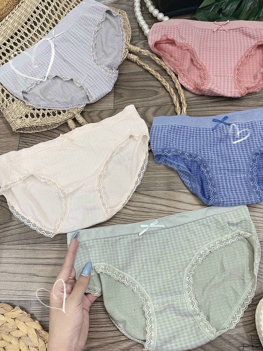 Combo 5 quần lót nữ cotton co giãn