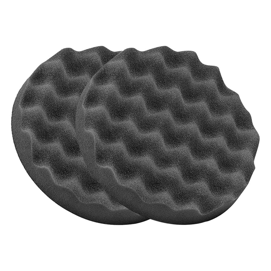 Bộ 2 Đĩa Xốp Đánh Bóng 3M 05725 3M Foam Polishing Pad (22cm) - Đen