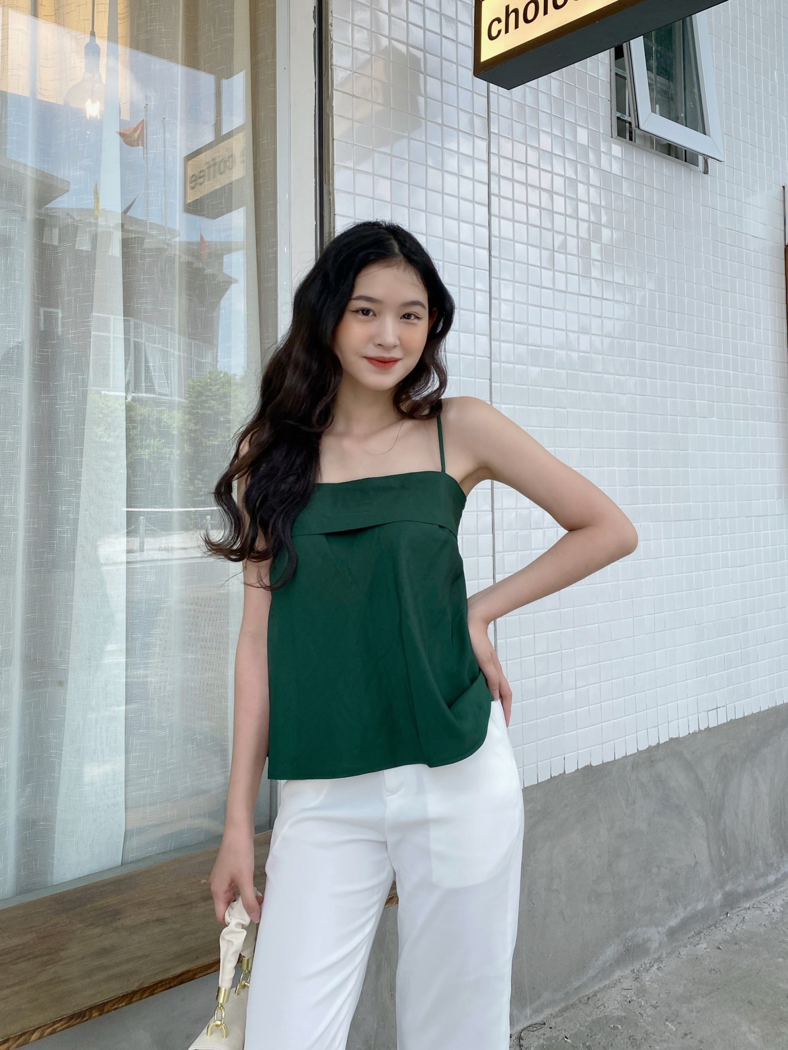 YU CHERRY | Áo nữ  Lili Silk Top YA368