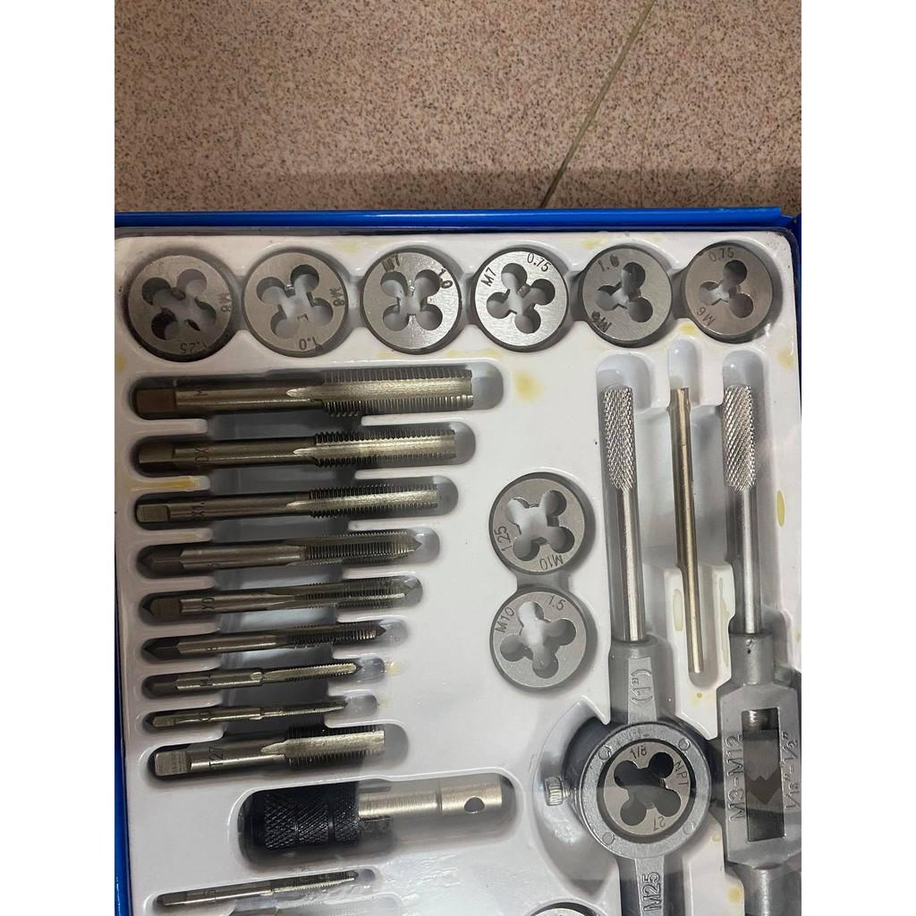 Bộ Taro Tạo Ren Thép Hợp Kim Hộp Sắt 30x30cm