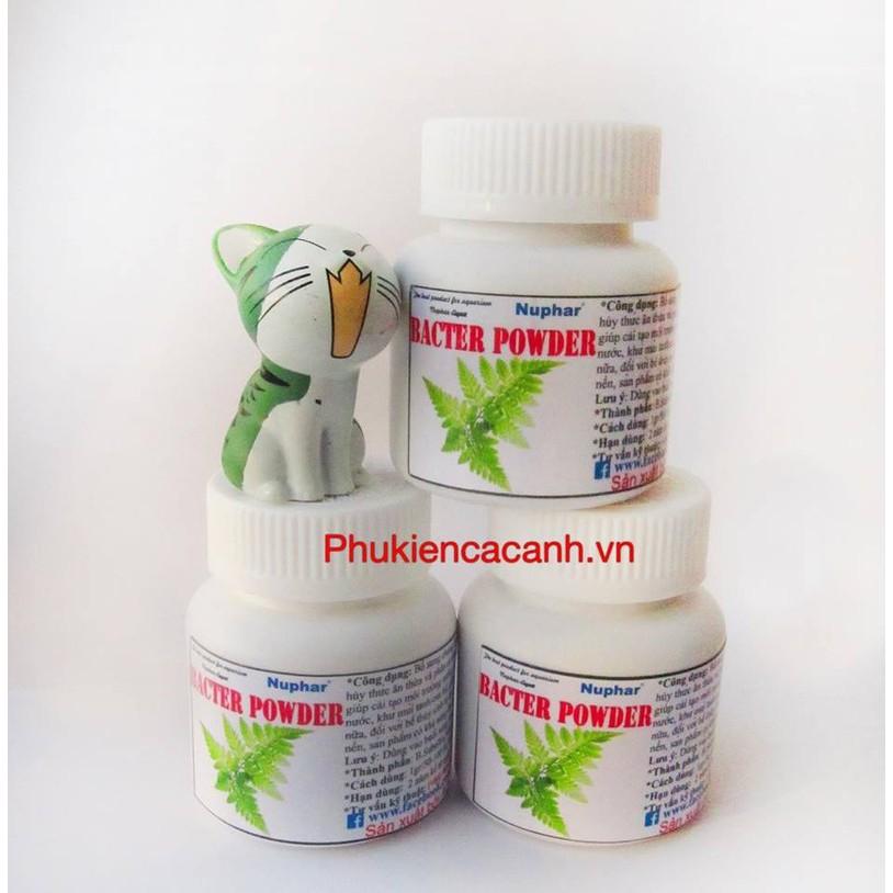 NUPHAR - Bacter Powder - Vi sinh chuyên dùng cho hồ cá thuỷ sinh