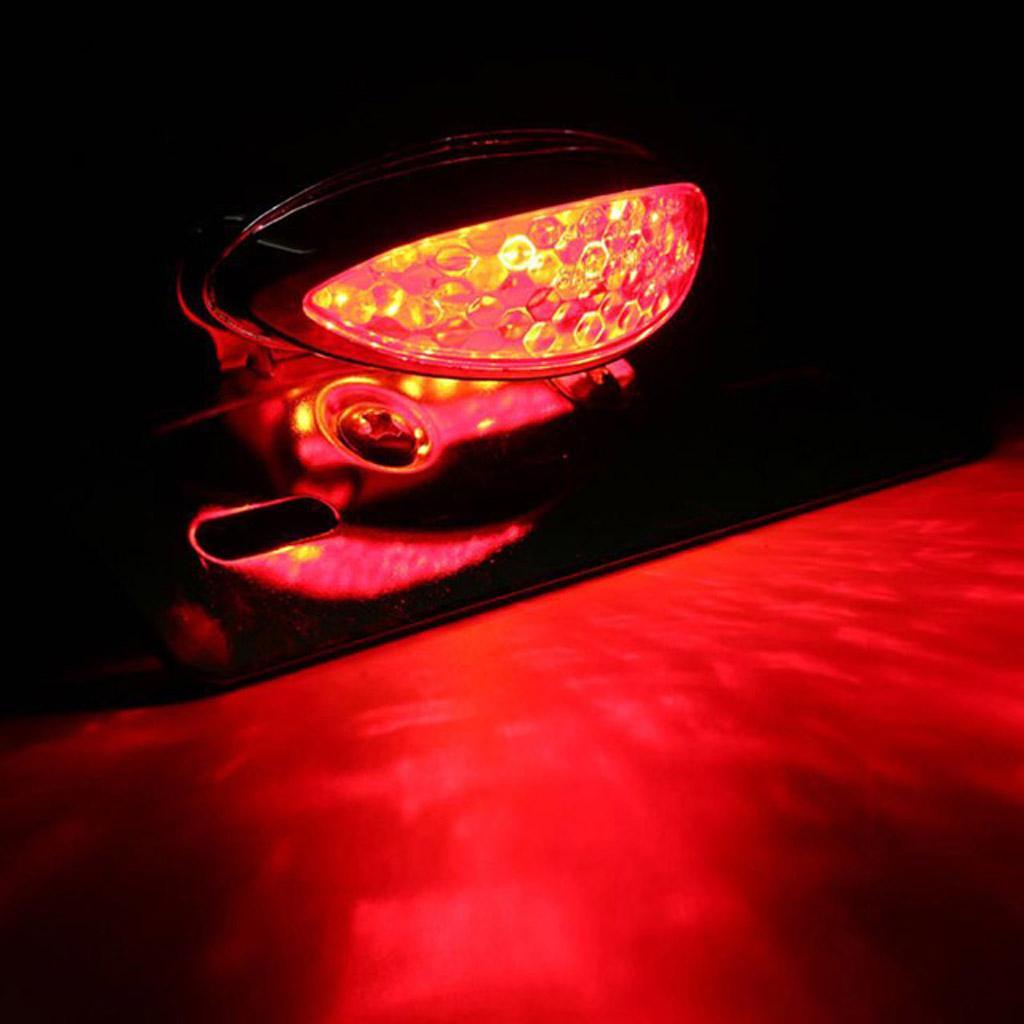 12V Motorcycle  Holder Light Rear Tail Lamp for