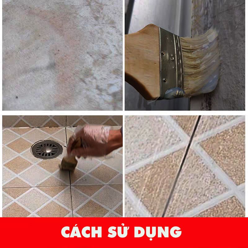 Siêu Keo chống thấm trong suốt quét mạch gạch, tường nhà , hệ thống bếp và các vật liệu khác loại cao câp