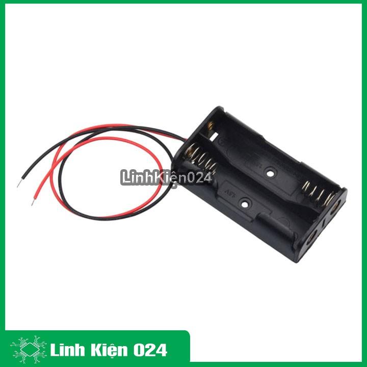 Đế Pin AA Không Nắp ( Đấu Nối Tiếp ) - 2 Pin