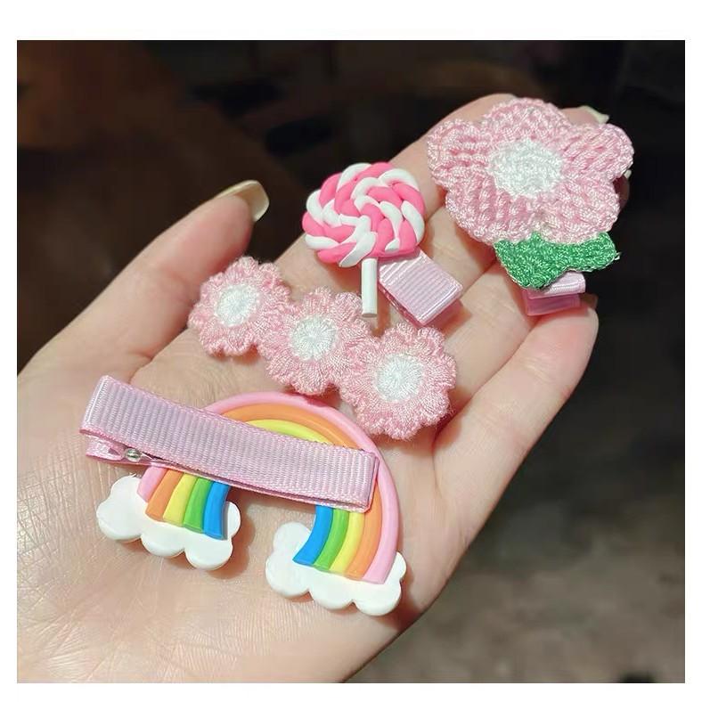 Set Kẹp Tóc 14 Món Nhiều Hình Cute Cho Bé Gái – Dumi Shop