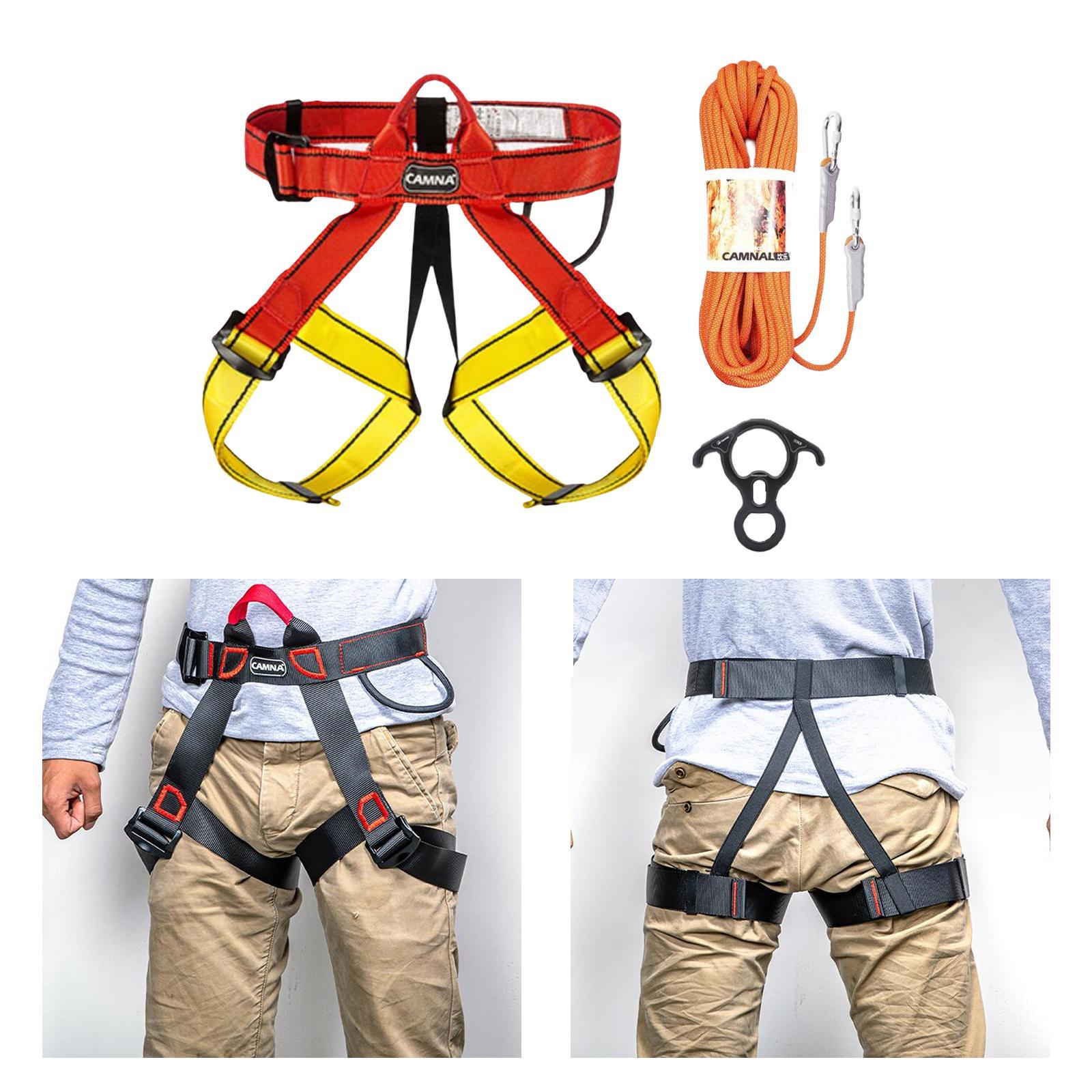 Climbing Harness  Belt Tree Climbing Rappelling Equip Blue