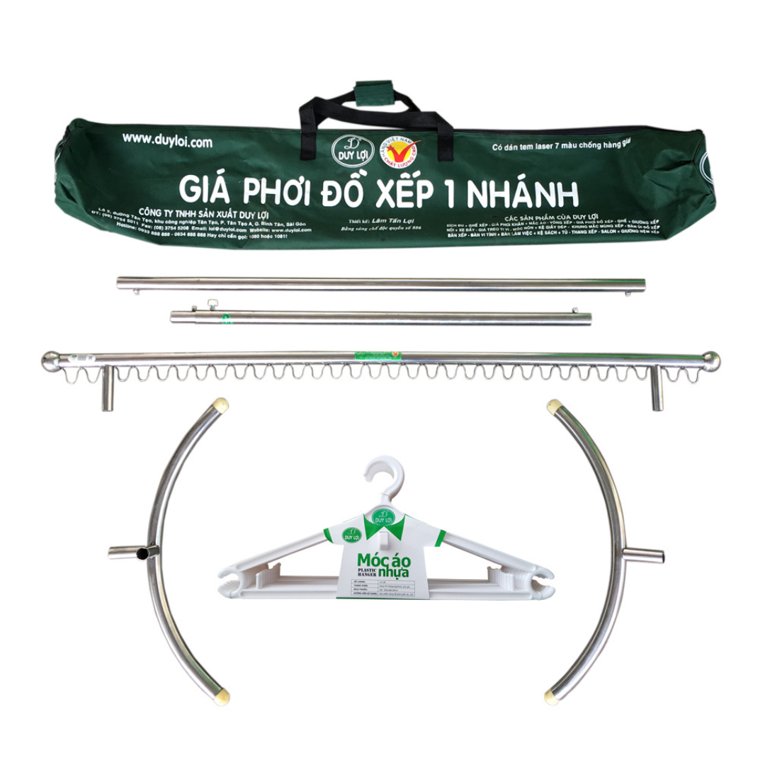 GIÁ PHƠI ĐỒ 1 NHÁNH NGẮN