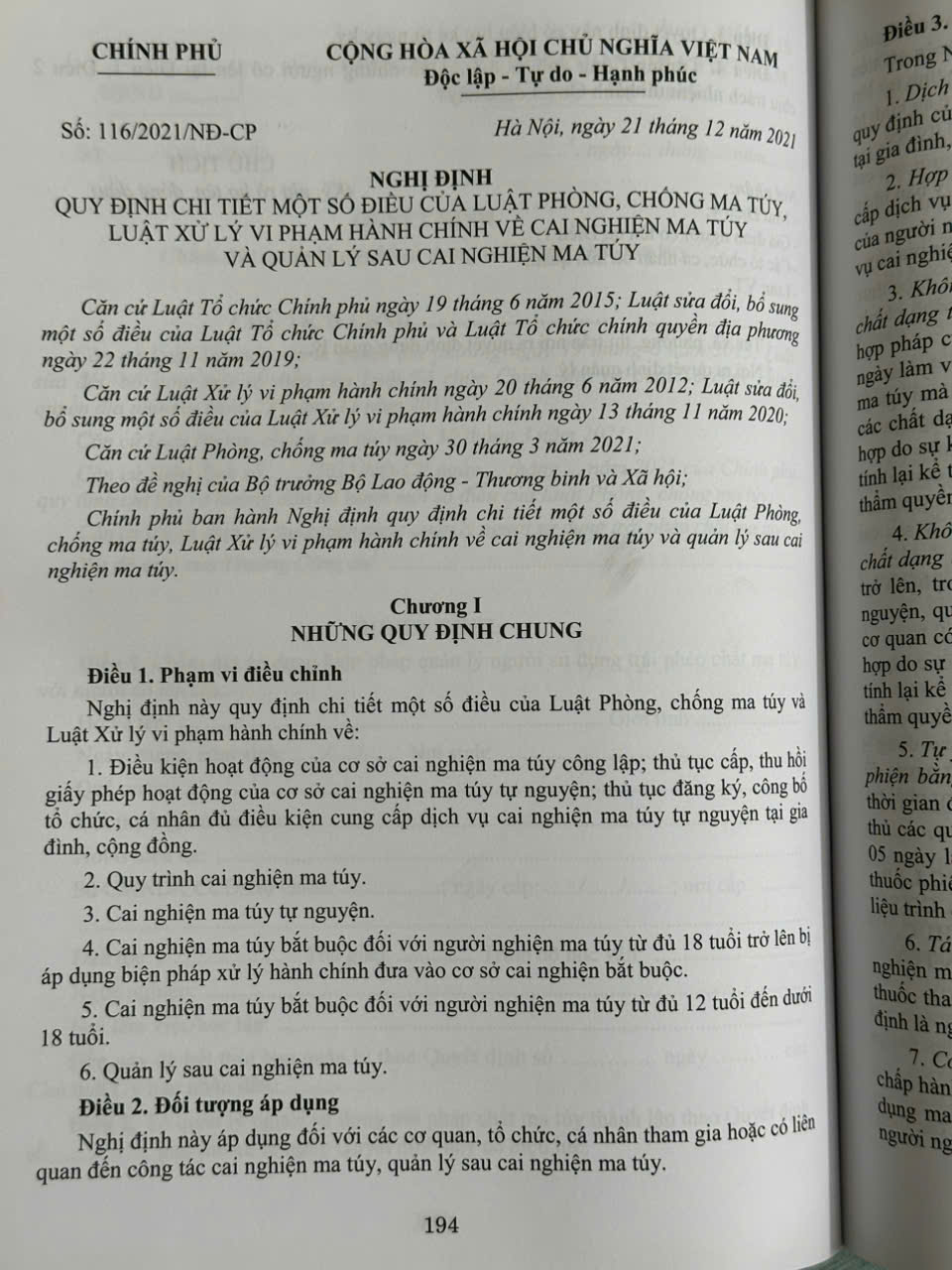 Sách Quy Định Chi Tiết Thi Hành Luật Phòng Chống Ma Tuý – Luật Xử Lý Vi Phạm Hành Chính về Cai Nghiện Ma Tuý - V2436A