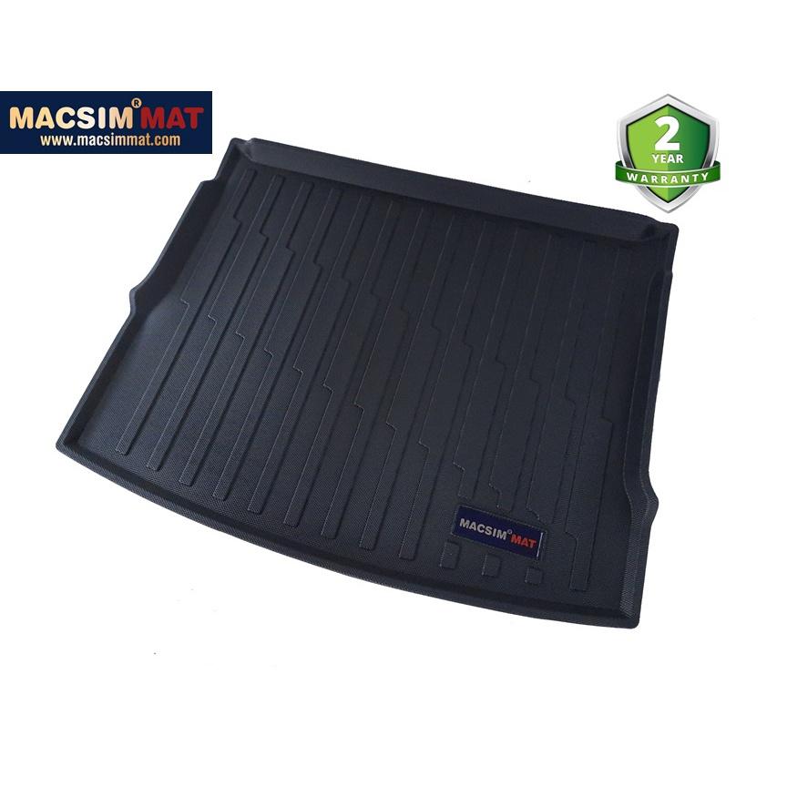 Thảm lót cốp xe ô tô Subaru Outback 2015-2017 nhãn hiệu Macsim chất liệu TPV cao cấp màu đen
