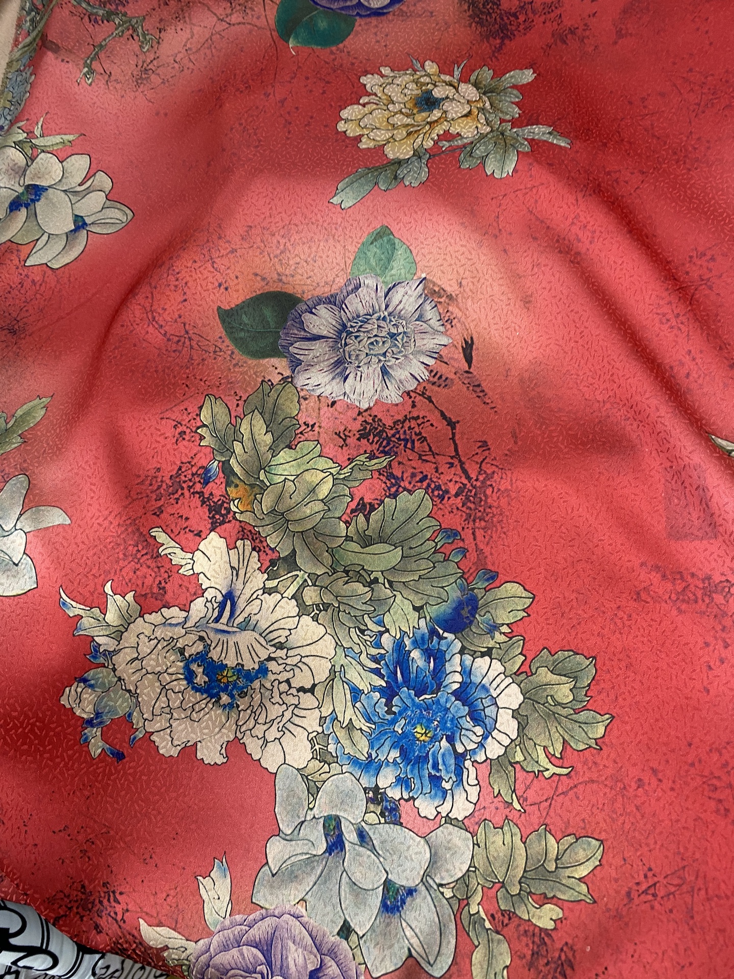 Vải Lụa gấm hoa MS9121