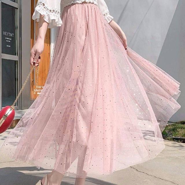Chân váy lưới tutu kim sa HOT ( Mới về