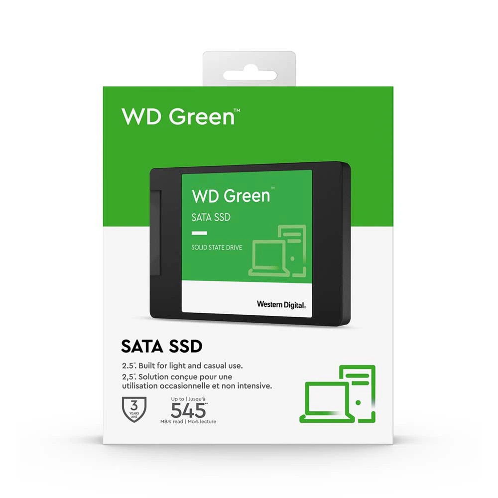 (Giá Hủy Diệt) Ổ Cứng SSD Western Digital Green 2.5 inch SATA iii 240GB / 480GB / 1TB Model G3G0A mới nhất 2023 - Hàng Chính Hãng