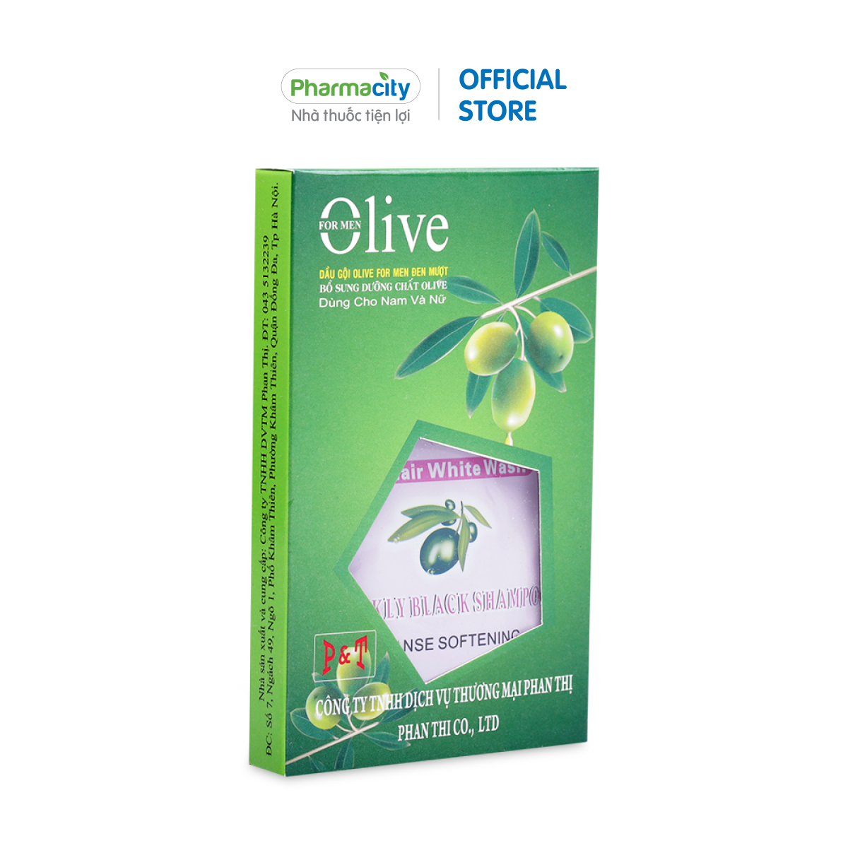 Dầu gội dưỡng tóc đen mượt tự nhiên Olive