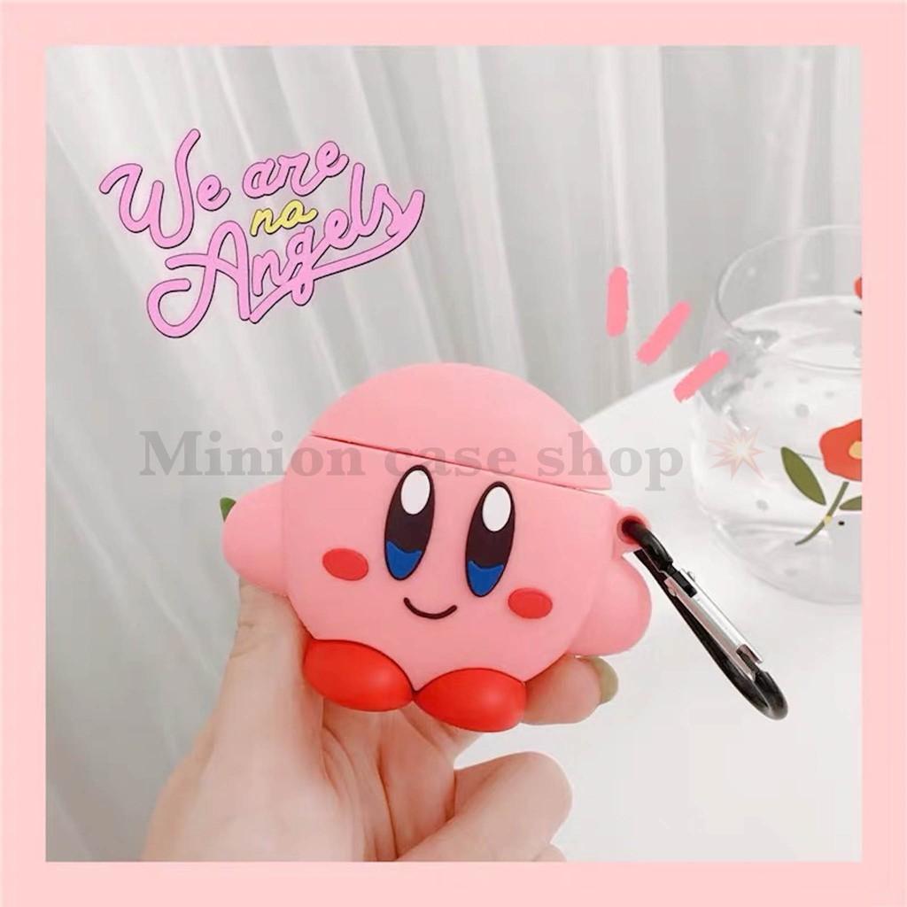 Bao Case Ốp dành cho  airpod 1 và 2, tai nghe bluetooth i11,i12, i100, i200, i9s... Kirby hình đẹp cao cấp