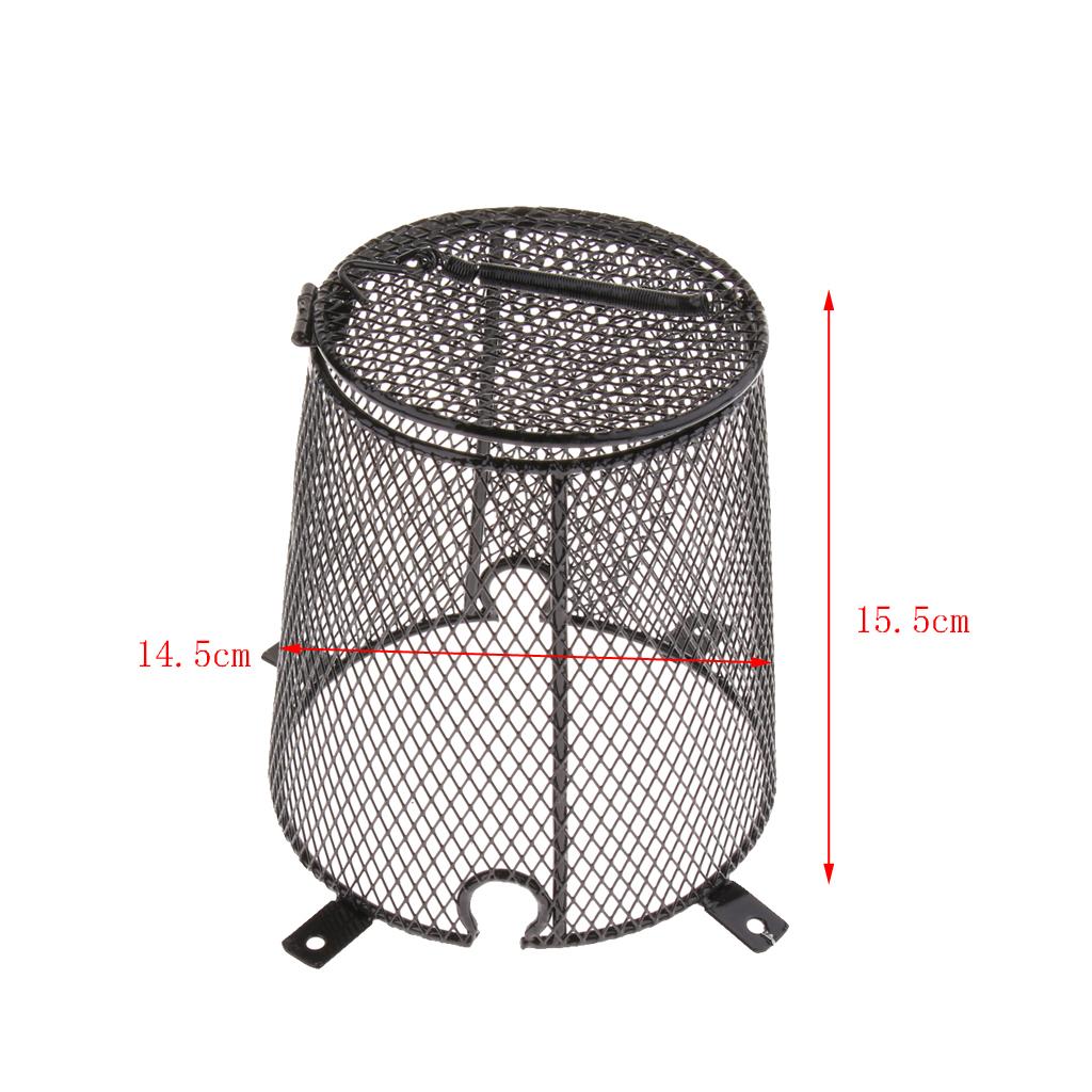 Pack of 2 Anti-scald Reptile Heater Lamp Guard Light Bulb Protector Lamp Mesh