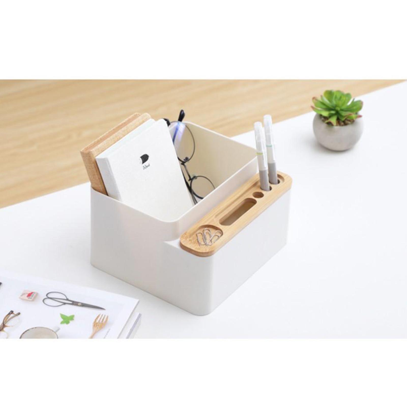 Pen Holder  Desk Supplies Organizer Desktop Storage Box