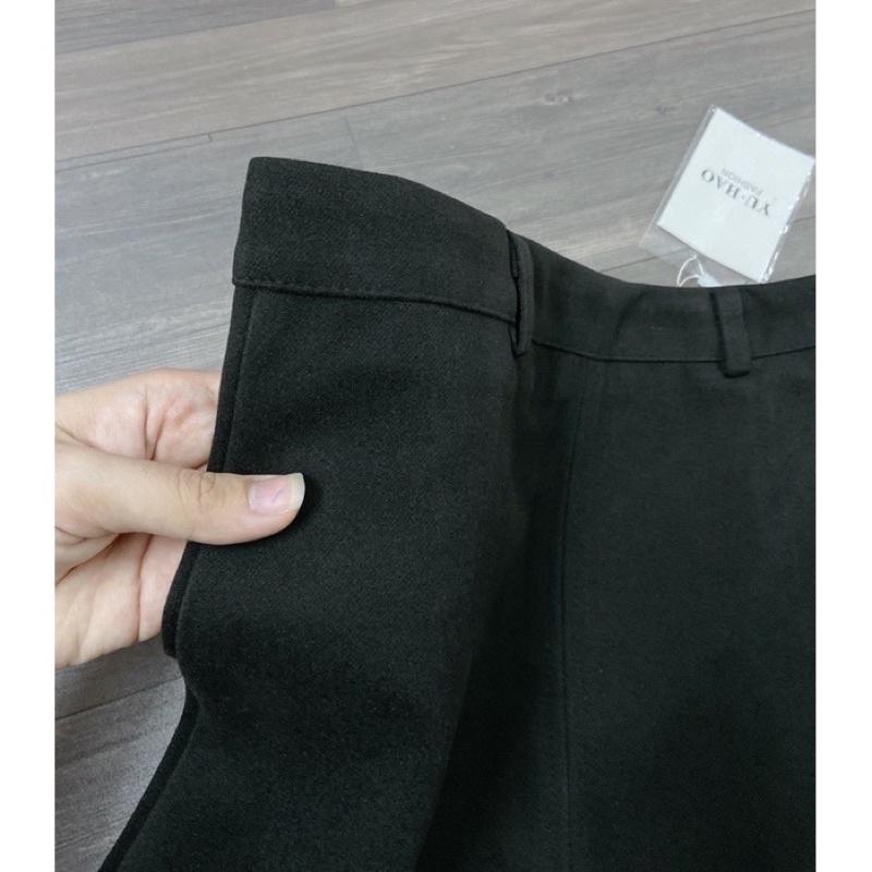 Chân váy chữa A chất liệu nhung mềm mịn tôn dáng phong cách hàn quốc 2 màu đen/nâu