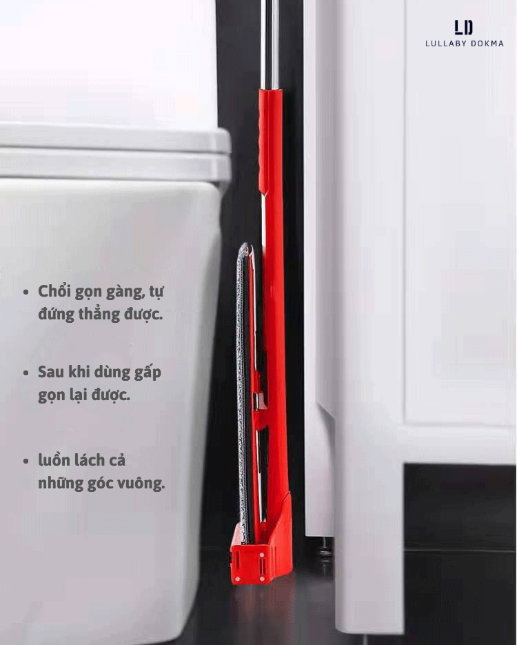 Chổi Lau Nhà - Cây Lau Nhà Tự Vắt – Xoay 360 độ thông minh Lau nhanh sạch hơn gấp 5 lần