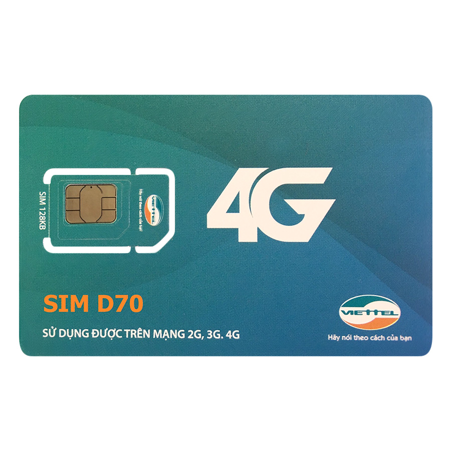 Sim 4G Viettel 7GB / Tháng (12 Tháng) - Hàng chính hãng