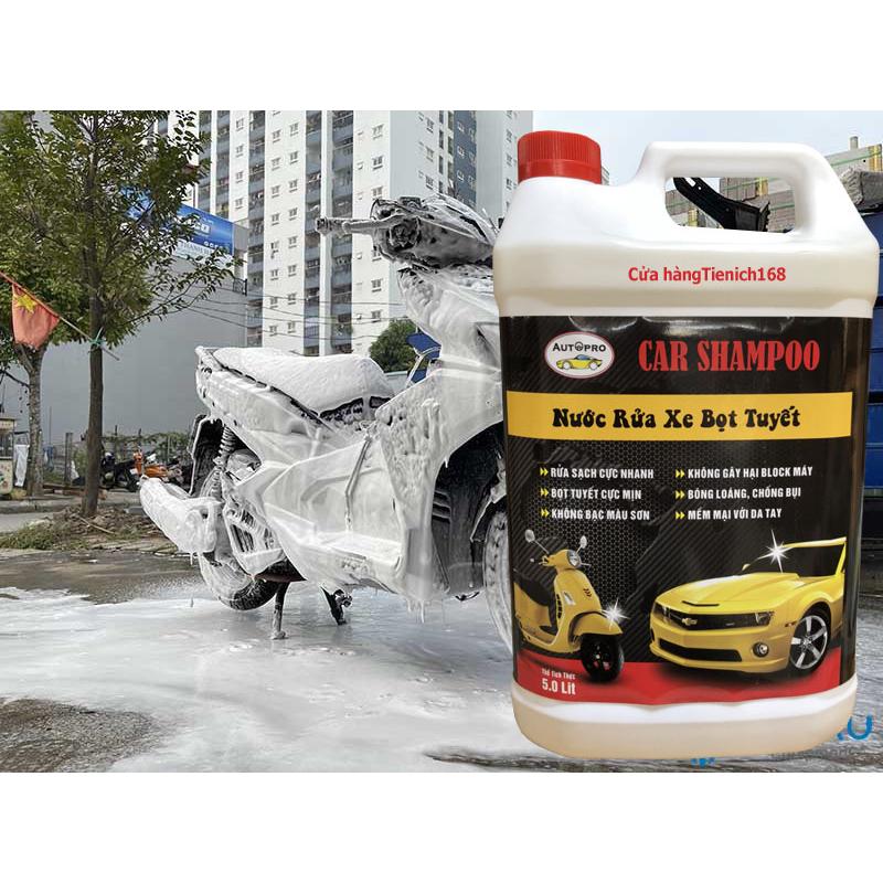 [SIÊU SẠCH] Nước rửa xe bọt tuyết chuyên dụng Car Shampoo 10L&amp;amp;5L cho ô tô xe
