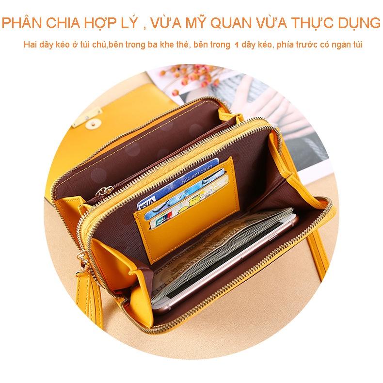 Túi xách nữ túi đeo vai có in hoa đẹp và thời trang theo phong cách hàn quốc