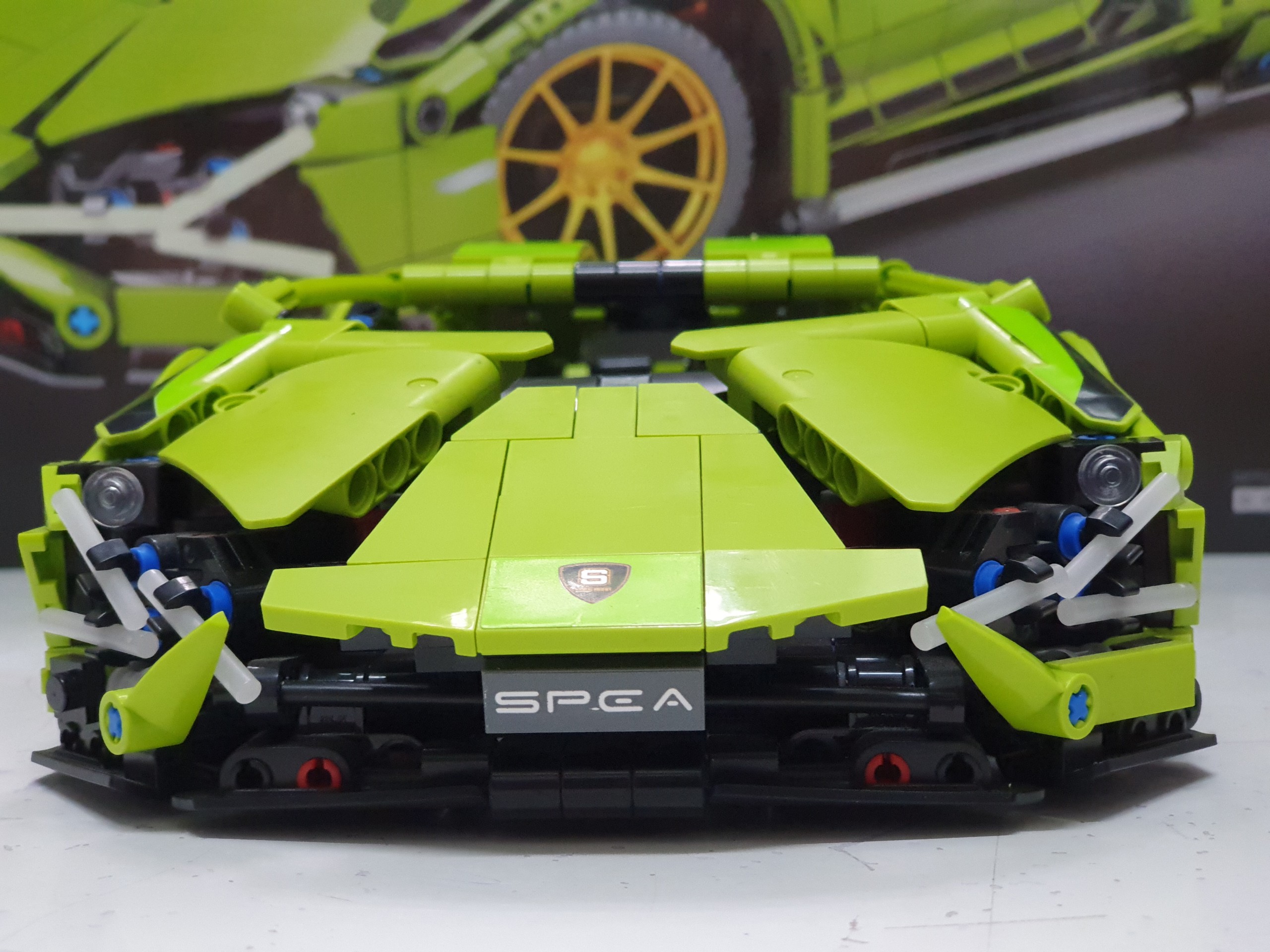 Đồ chơi lắp ghép mô hình Xe Lamborghini Green - SY8600