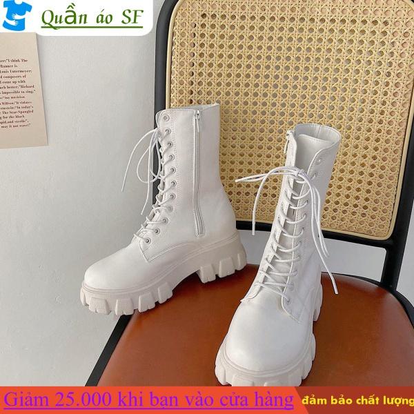 Giày Bốt Đế Dày Thời Trang Anh Quốc Dành Cho Nữ