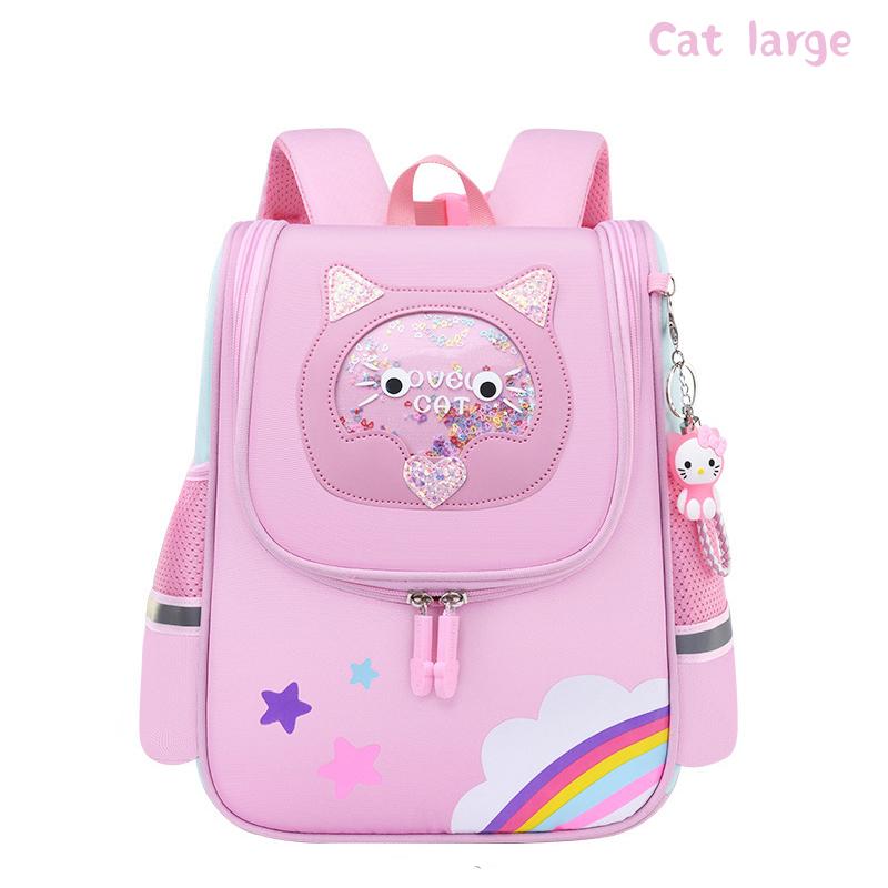 2021 Mới Dễ Thương Nylon Chống Thấm Nước In Hình Học Túi Ba Lô Cho Bé Gái Bé Trai Trẻ Em Học Sinh Mẫu Giáo Kid