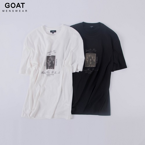 Áo Thun Nam Tay Ngắn In Hình Trẻ Trung GOAT MENSWEAR