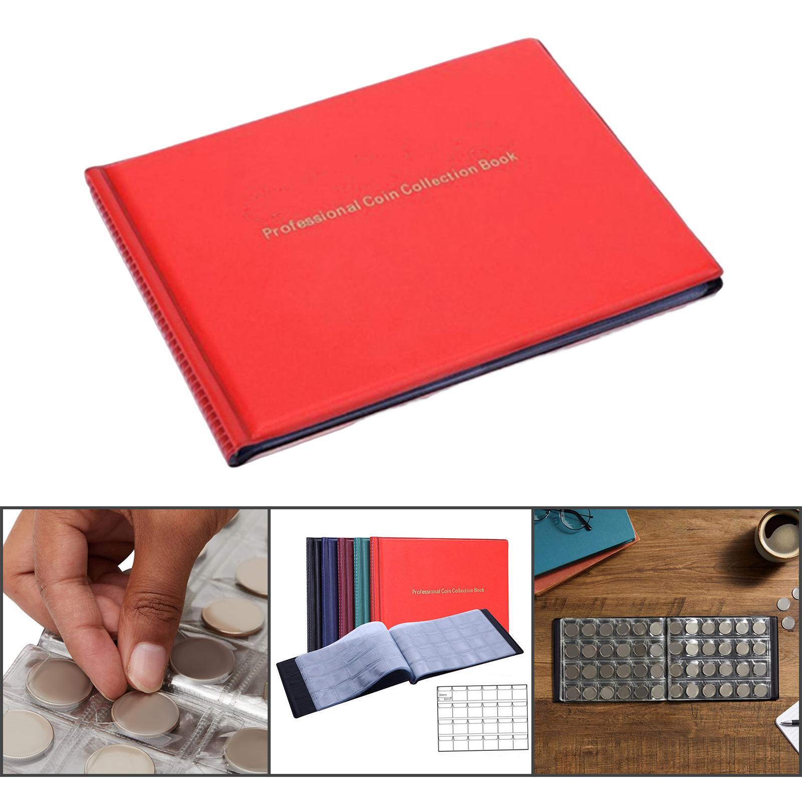 Album Book Album Book Sleeves Storage Sheets 10 Page Collectors Display Red