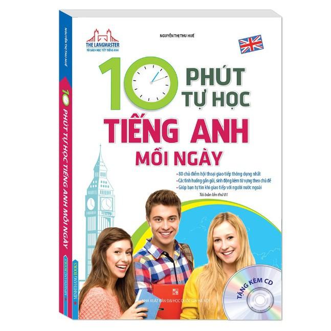 Sách - 10 phút tự học tiếng Anh mỗi ngày kèm CD