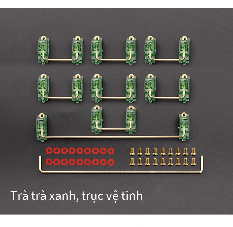 Giá đặc biệt trục vít mạ vàng trục vệ tinh màu hồng tím đỏ xanh lục xanh dương vàng đen trục vệ tinh PCB trong suốt 6.25U trục vệ tinh 7U tùy chỉnh