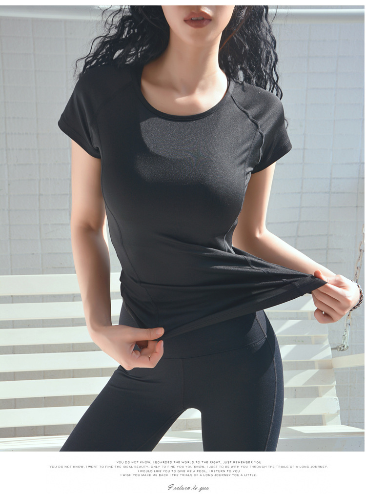 Áo Thun Tập Gym, Yoga, Thể Dục Thể Thao Nữ Siêu Thoáng Mát 5 Màu