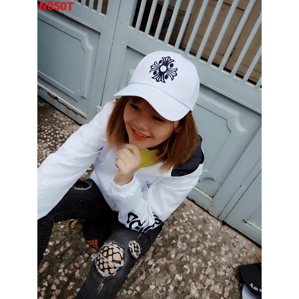 Mũ lưỡi trai unisex dành cho cả nam và nữ, chất dày dặn, thêu hình cực xinh, phong cách năng động trẻ trung